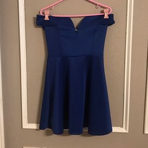 off the shoulder dress